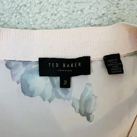 Ted Baker London Pink Cardigan with floral print - Picture 4 of 7